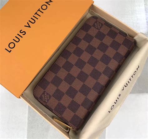 louis vuitton damier leather wallet|Zippy wallet Damier Ebene Canvas .